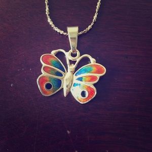 18K gold butterfly pendant *Price Firm*